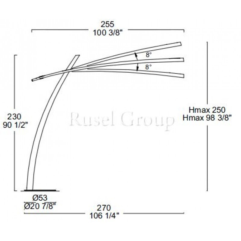 Напольный светильник Leucos KATANA TR (ITRE)