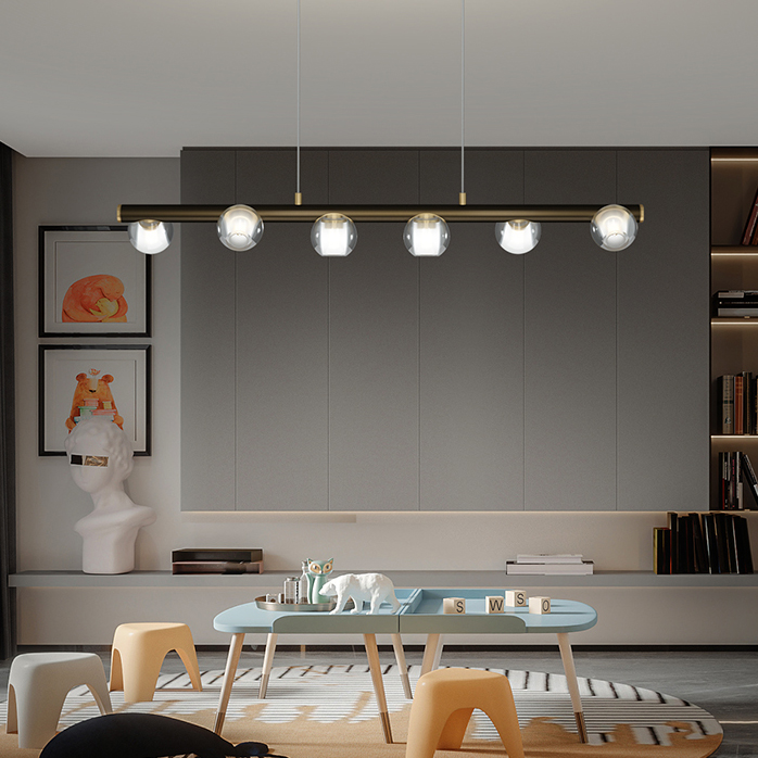 Подвесной светильник ILIANA LONG L102 Brass by ImperiumLoft
