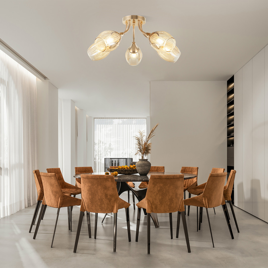 Люстра потолочная с плафонами 337966/5 FGD Arte Milano