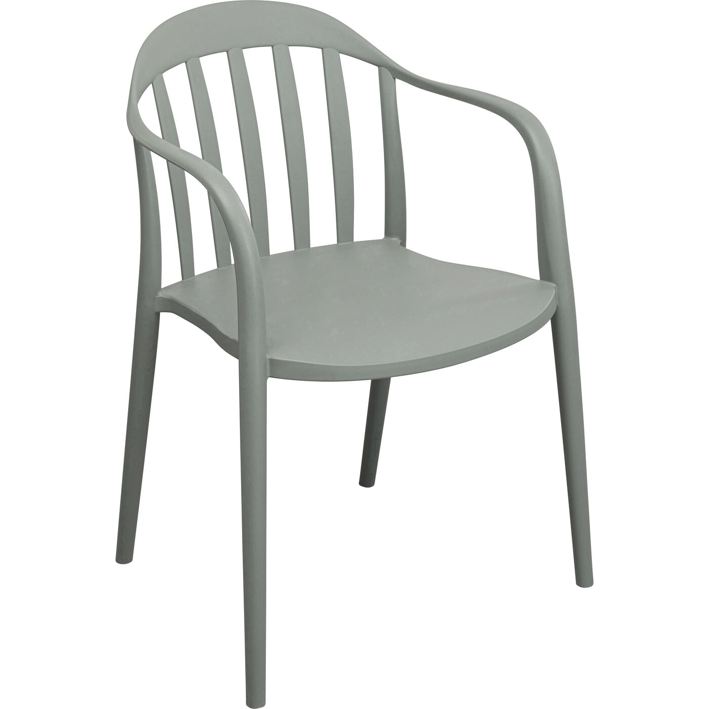 Стул с подлокотниками Flores Grey Green KARE 75723