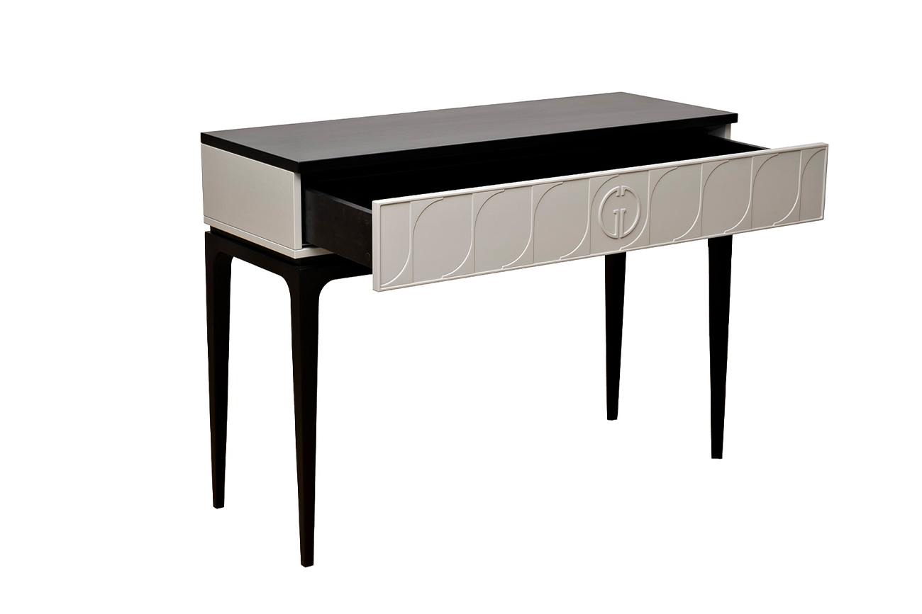 Консоль Spinola черно-серая Garda Decor GD-00001