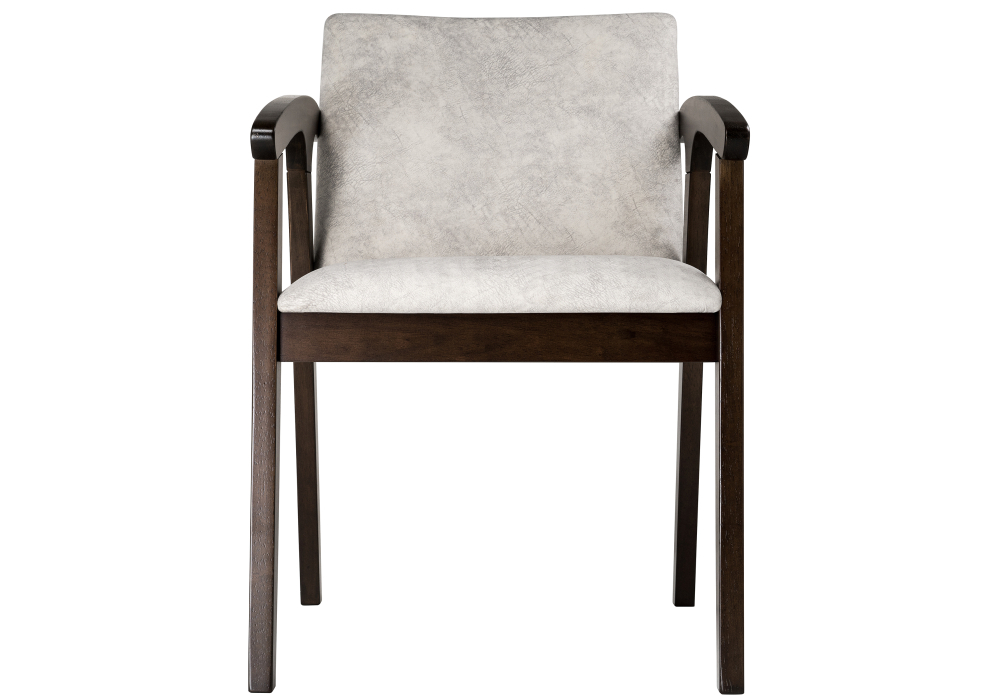 Стул деревянный Woodville Lono tobacco / light grey 11387