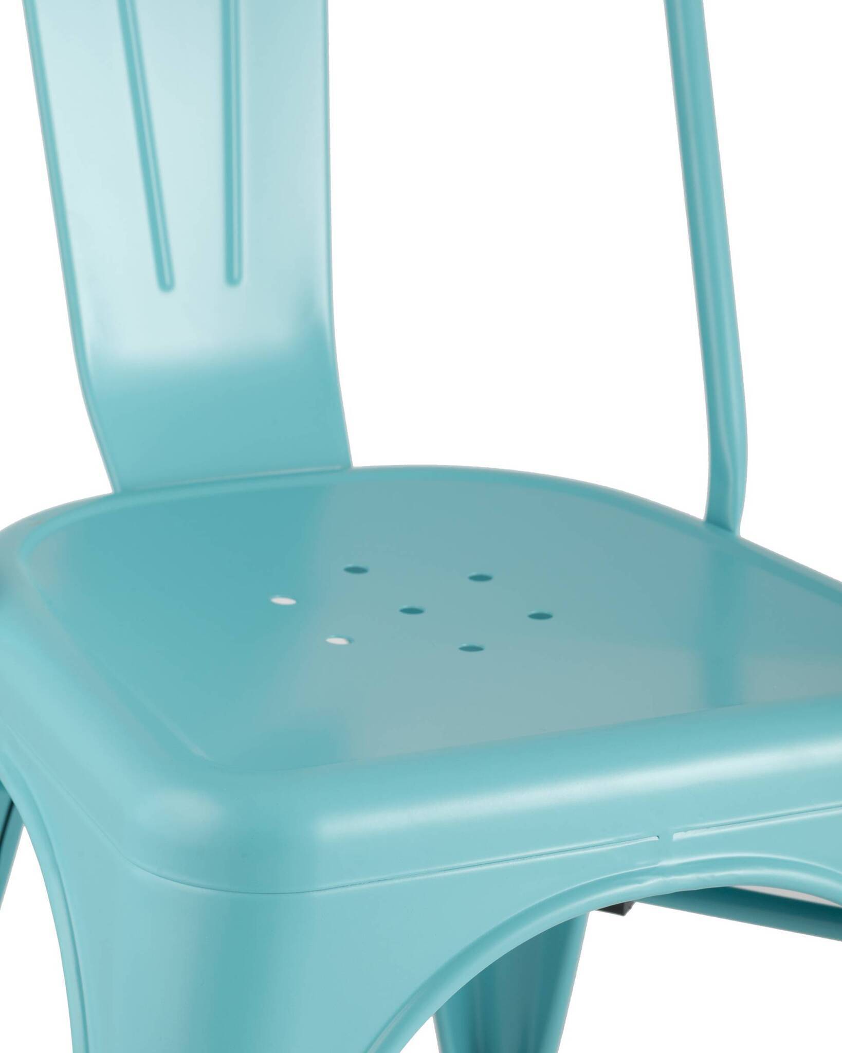 Стул TOLIX голубой матовый Stool Group