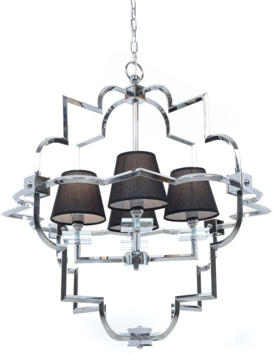 Подвесная люстра Lumina Deco LDP 8020-4 CHR+BK