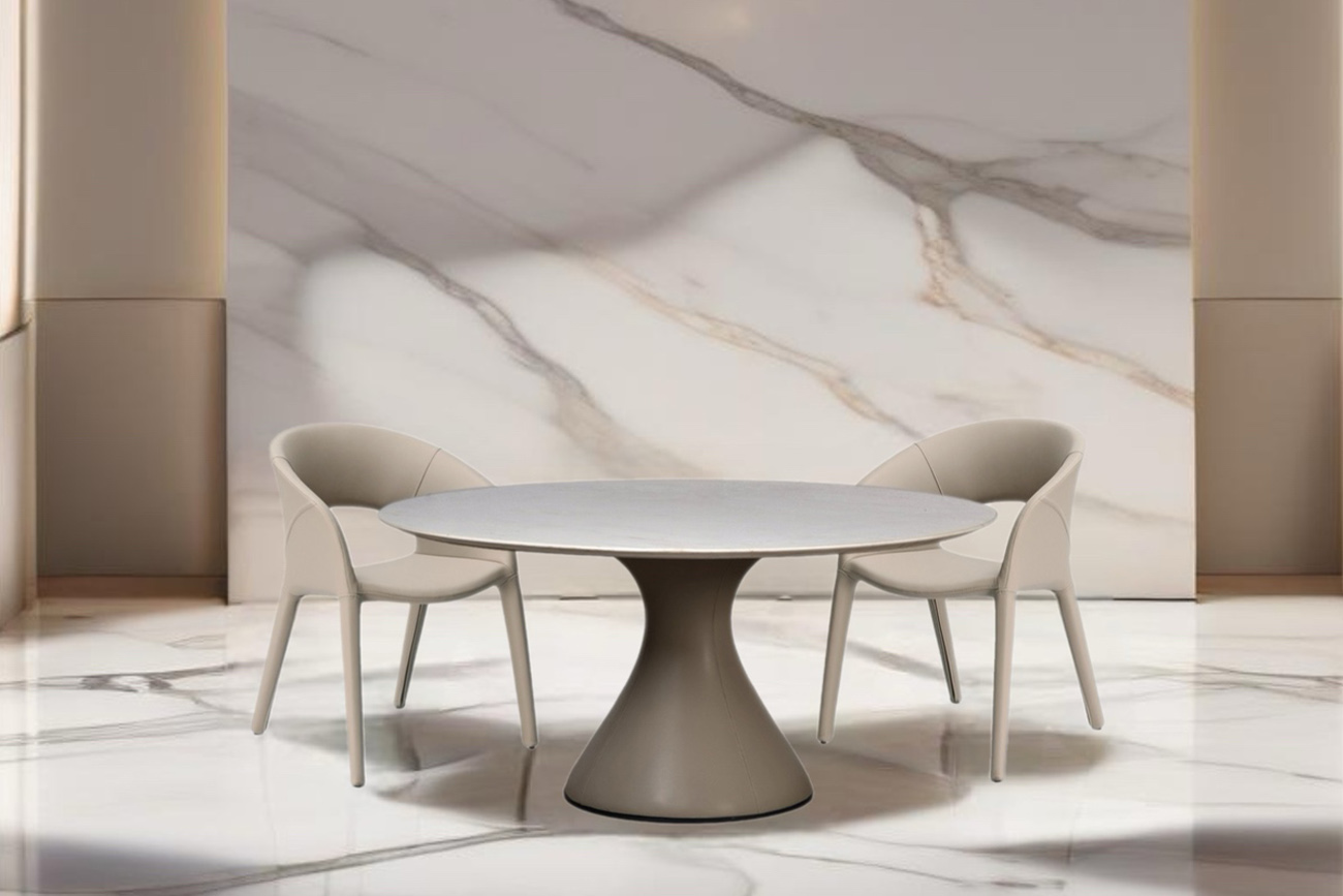 Стул обеденный экокожа бежевый Garda Decor 160KD-80200