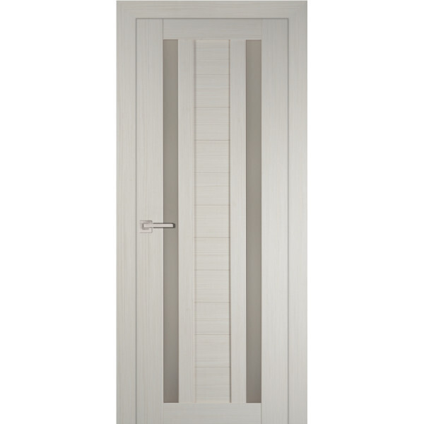 Межкомнатная дверь Graf PS-15 белый сатинат Перламутровый дуб (2000 х 800)