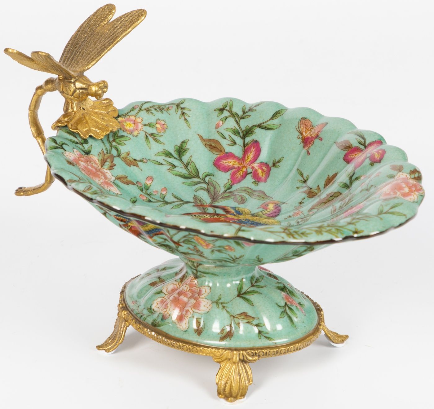 Чаша со стрекозой Glasar 31G2561/C929HC/HLD1533