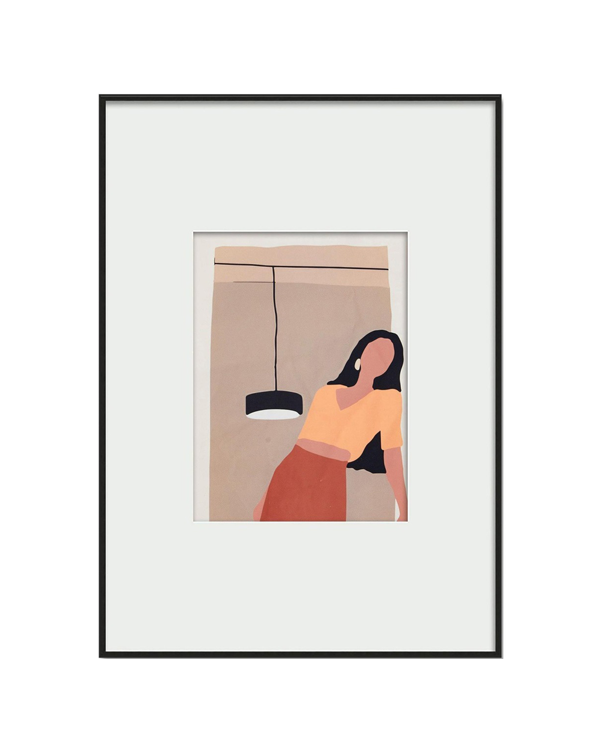 Интерьерный жикле Leaning woman Louvre Home PP230350