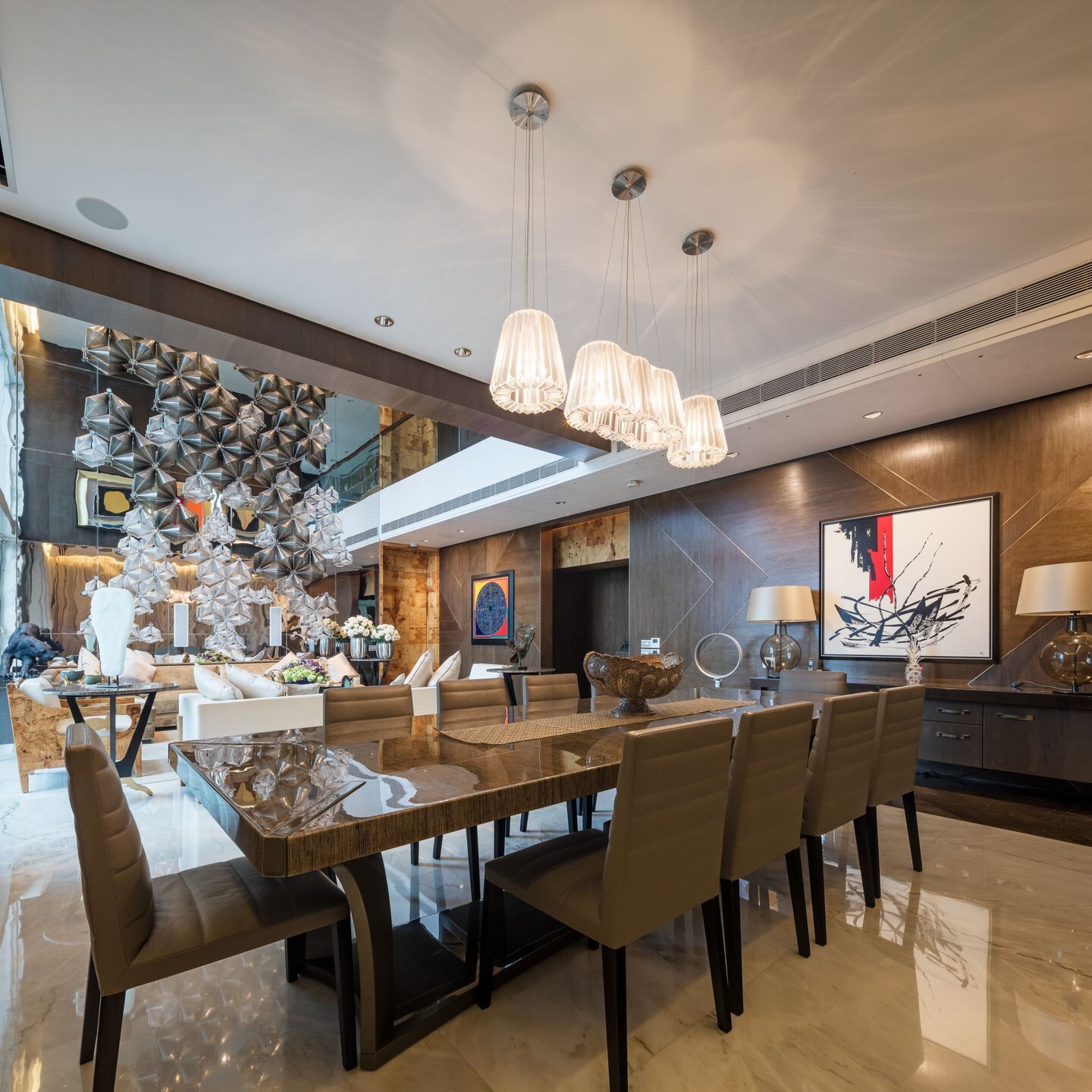 Подвесной светильник LASVIT Glitters Triple Подвесной светильник LASVIT Glitters Triple