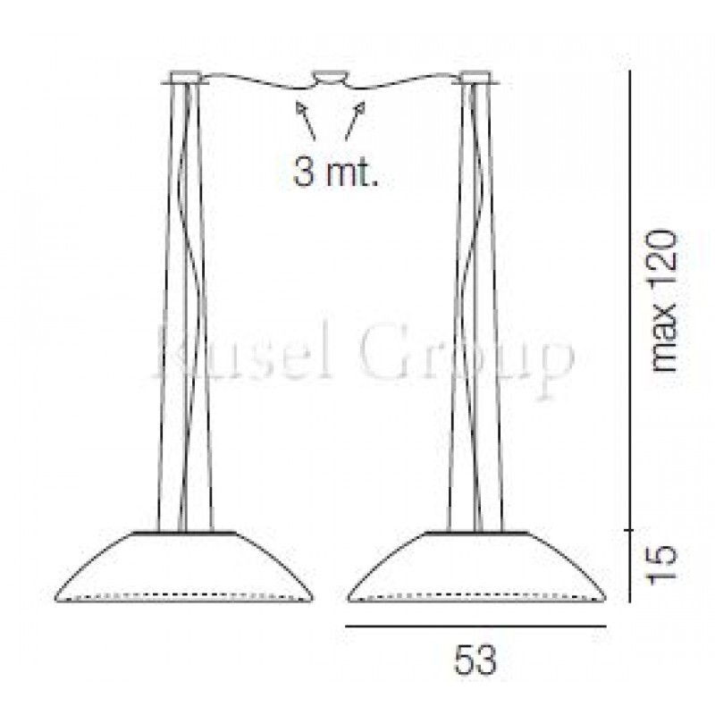 Подвесной светильник Vistosi INFINITA SP 53 D2