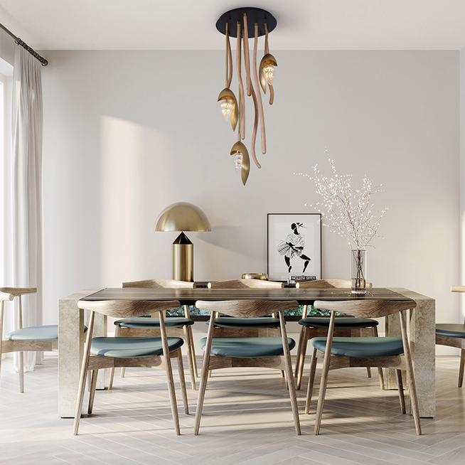 Потолочный светильник TUSKET MORE L5 Dark brown by ImperiumLoft