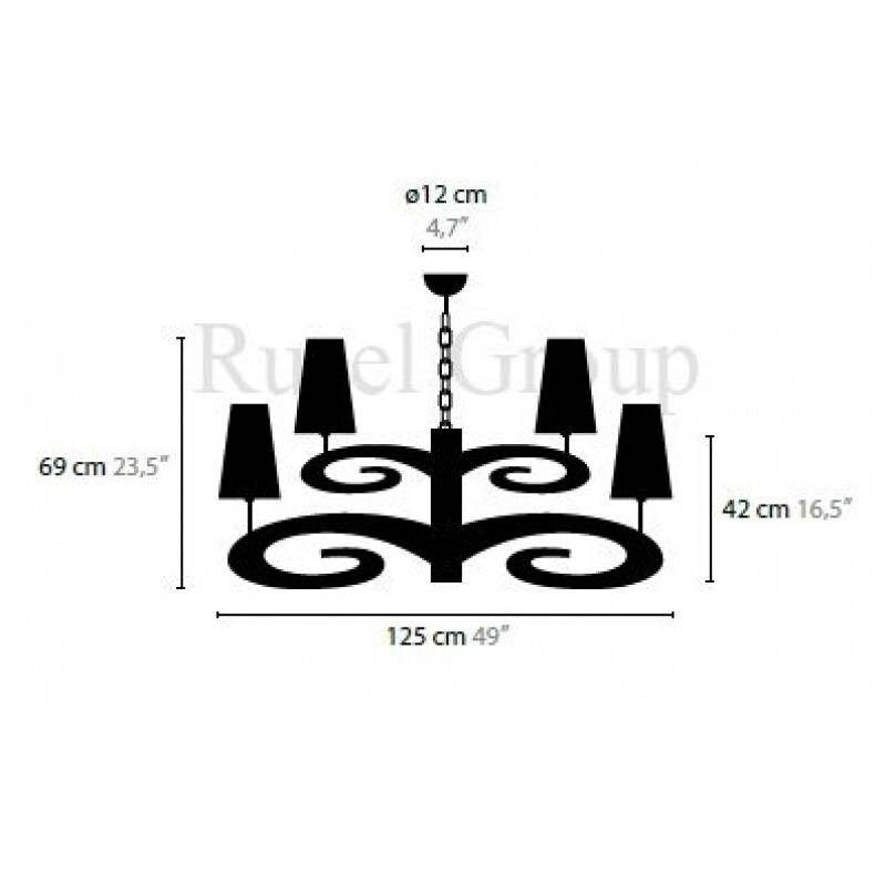 Люстра ILFARI LAZY SUNDAY H12+1 H125