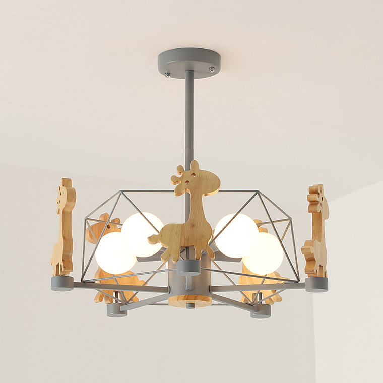 Потолочная люстра GIRAFFE Star Grey by ImperiumLoft