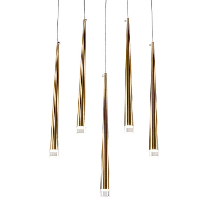 Подвесной светильник  Delight Collection Aquitaine 5 gold