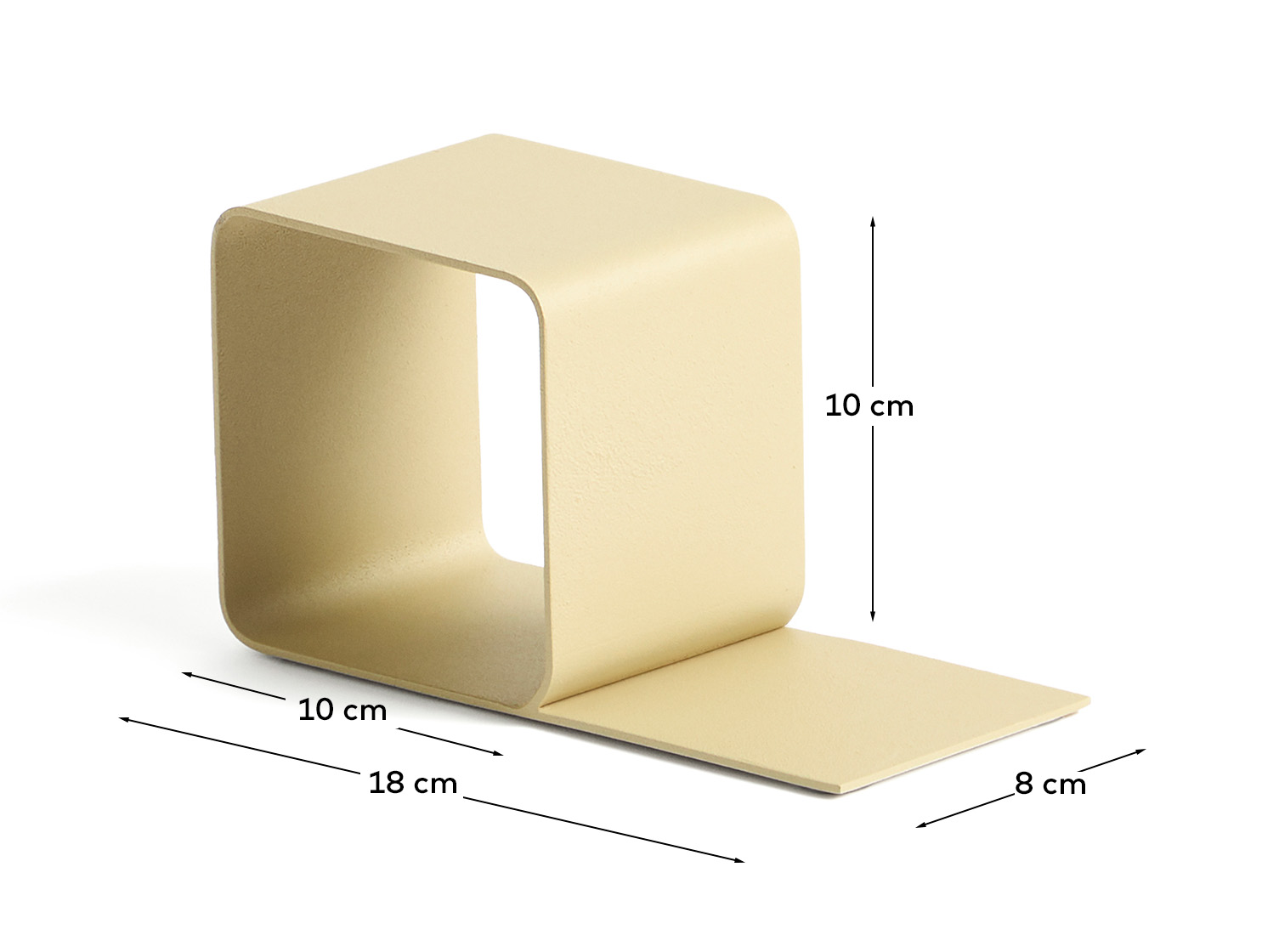 Держатель для книг Mistra бежевого цвета из железа La Forma 447930