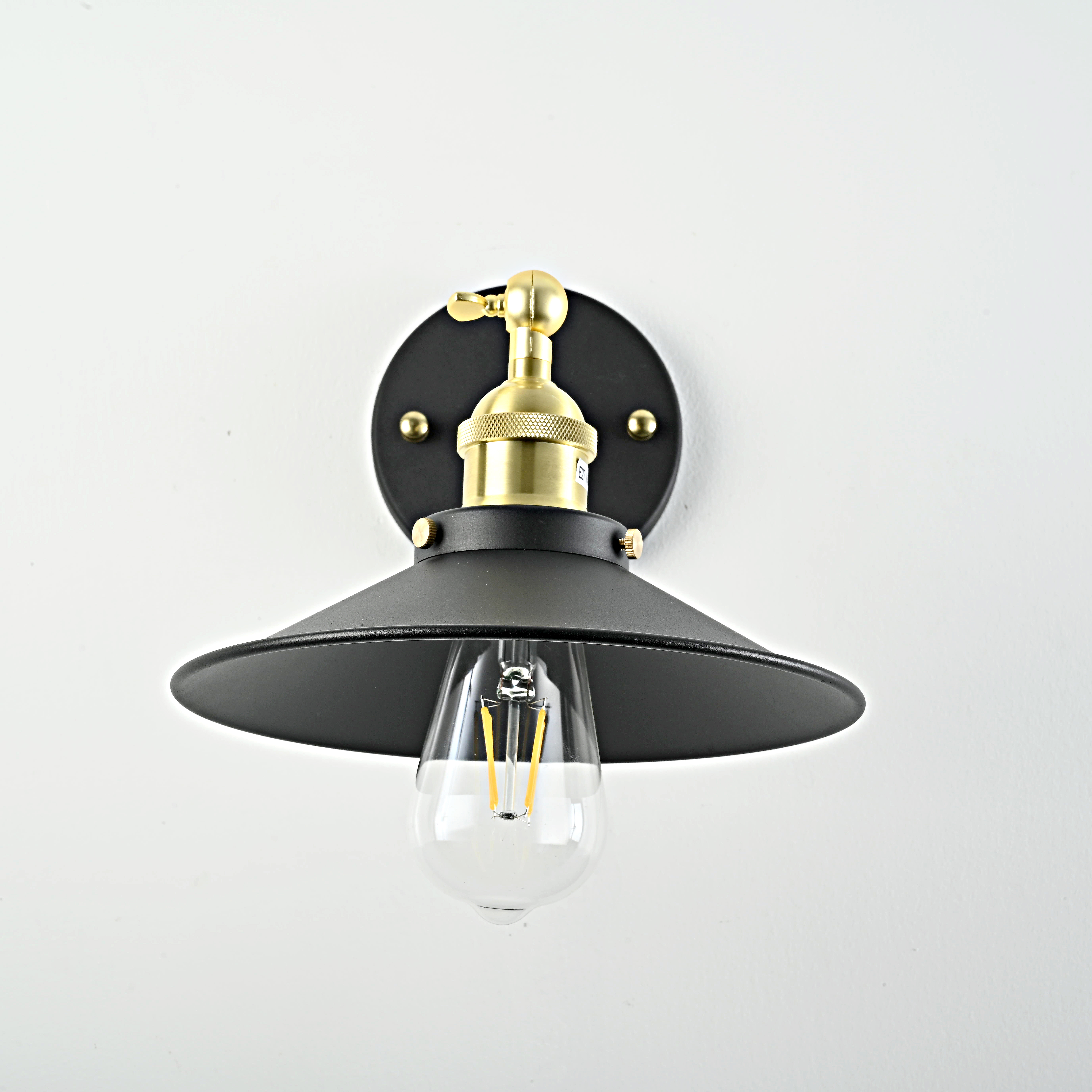 Бра Cone 20Th C.factory Filament By Imperiumloft
