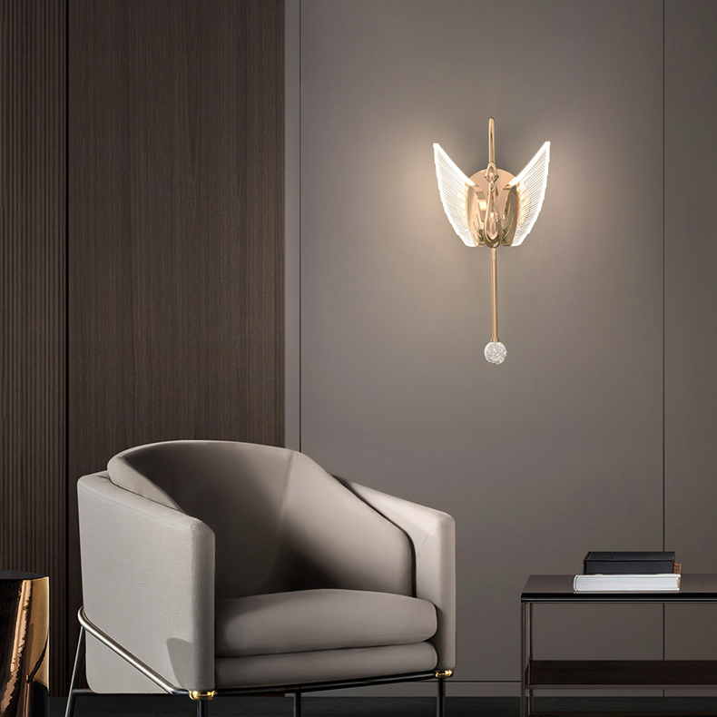 Настенный светильник BIRDIE WALL Rose Gold by ImperiumLoft