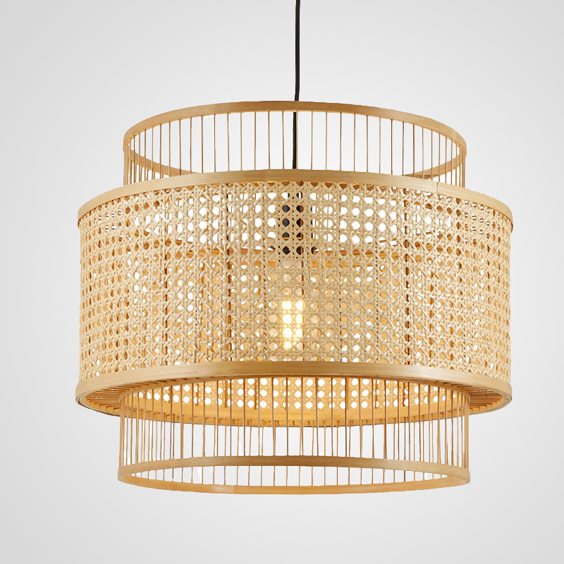 Подвесной светильник из бамбука DROPI D50 by ImperiumLoft