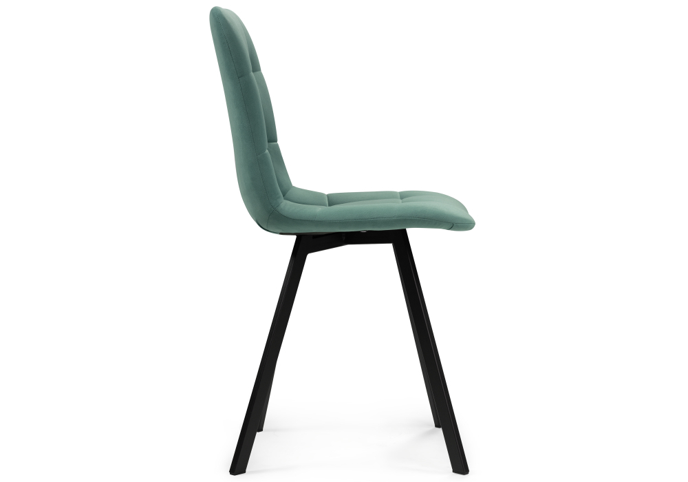 Стул Woodville Чилли черный / бирюзовый 489718