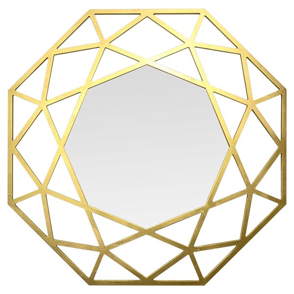 Зеркало BountyHome Tissue Brass mv267-brass