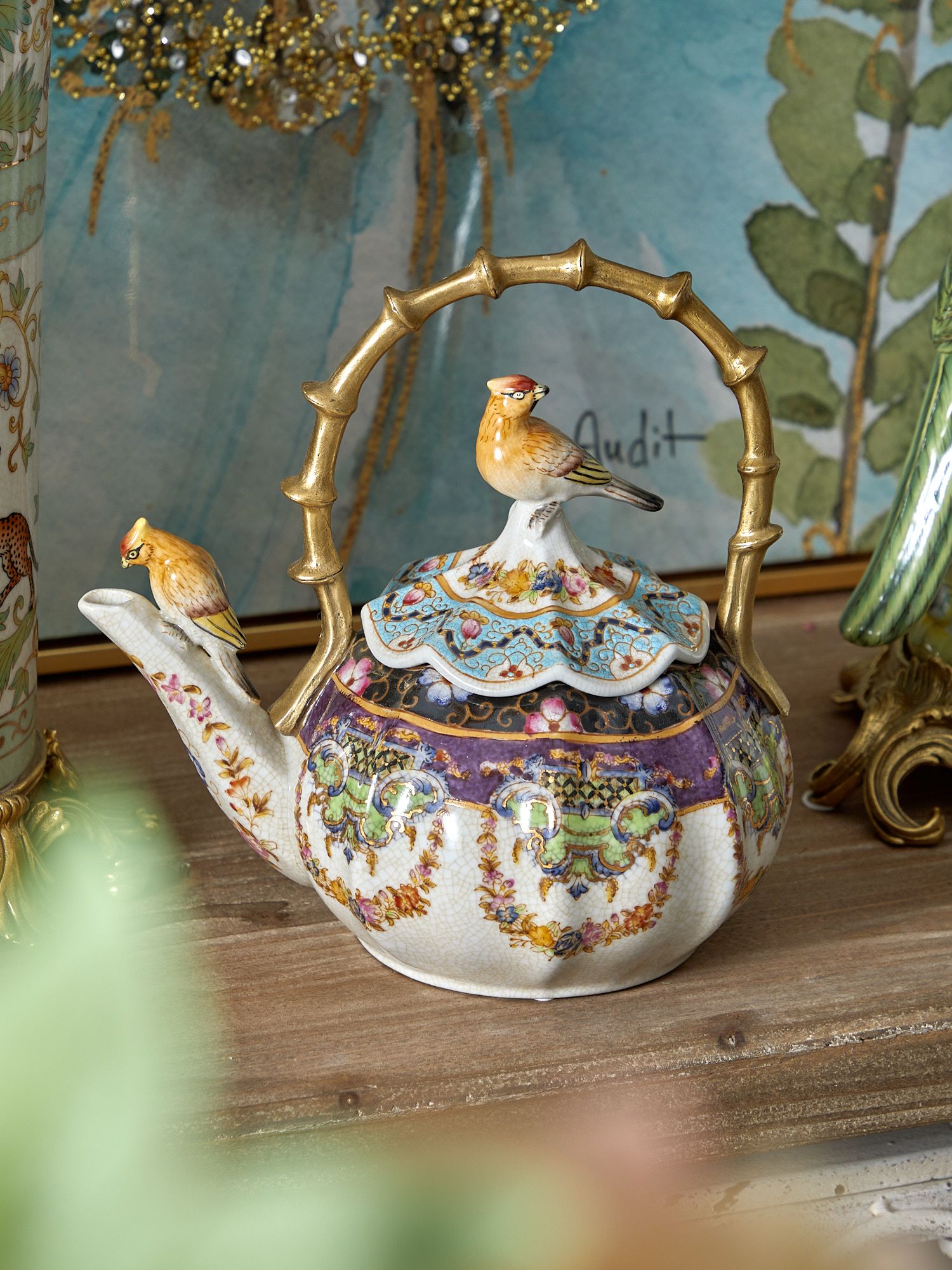 Чайник декоративный Glasar 31G2670/B1365EHC/HLD2030