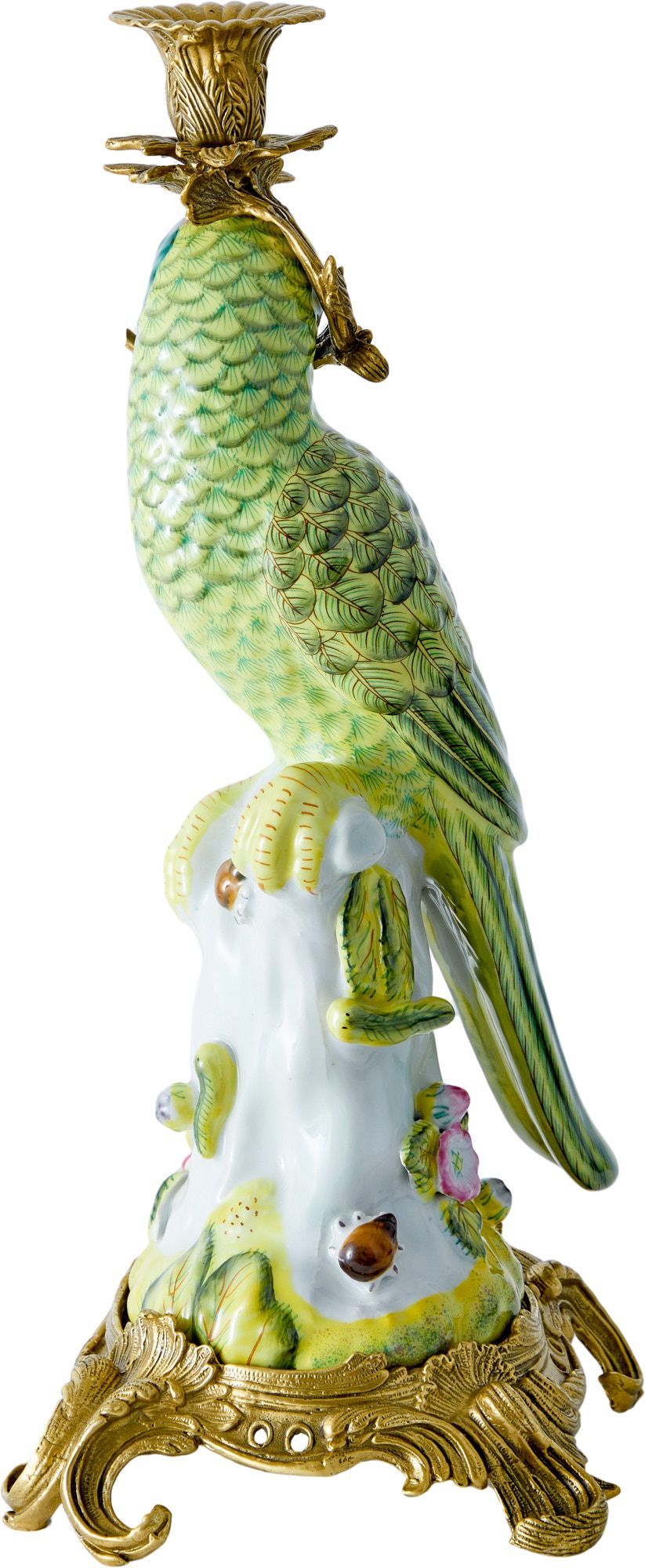 Подсвечник Попугай Glasar 31G1494/F721BC/DG2144