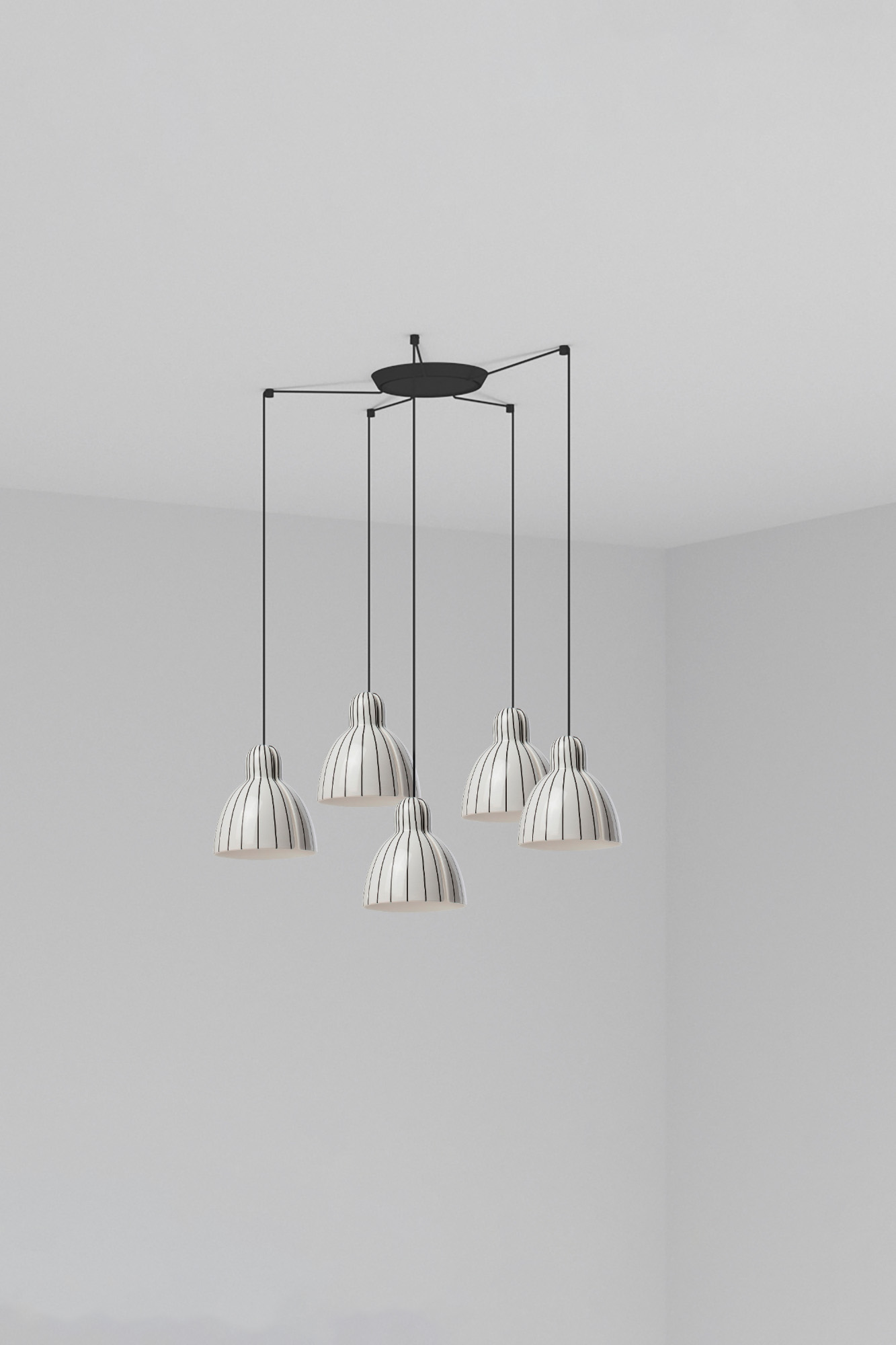 Подвесной светильник Venice 5L Stripes Faro