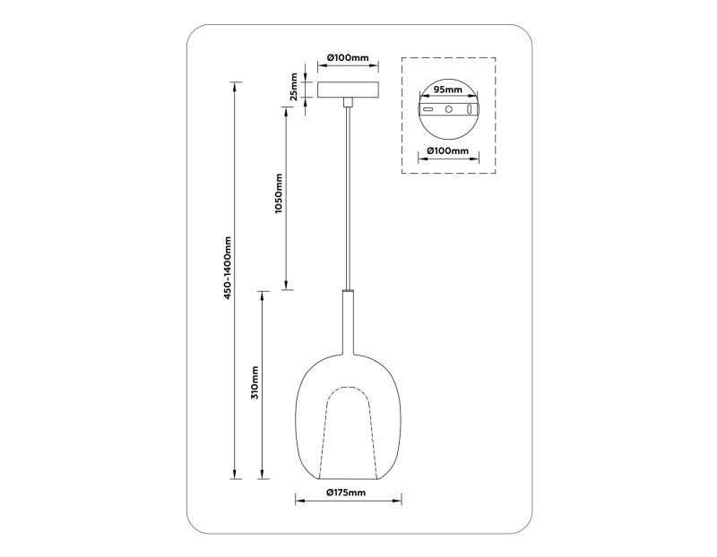 Подвесной светильник Ambrella Light LH11125