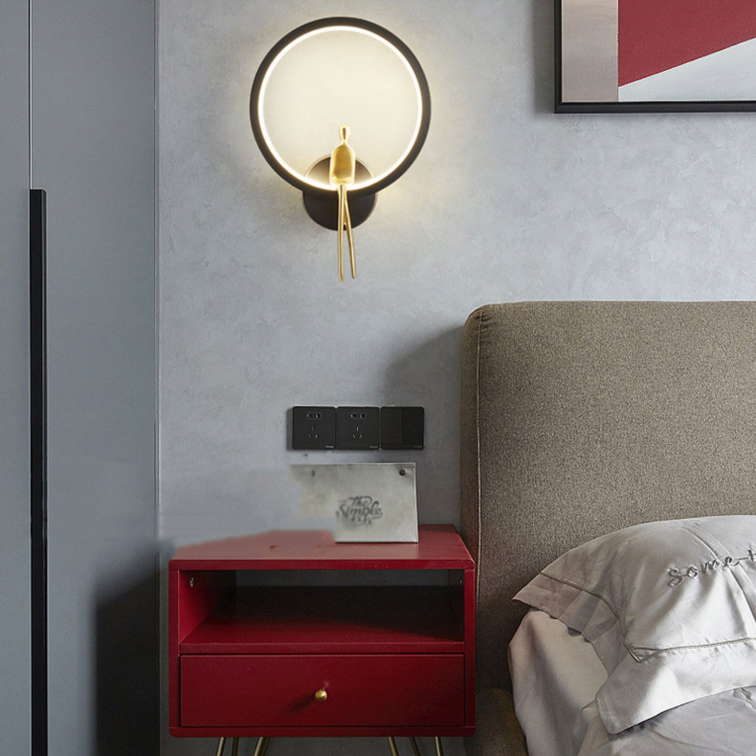 Настенный светильник REMUS WALL Brass by ImperiumLoft