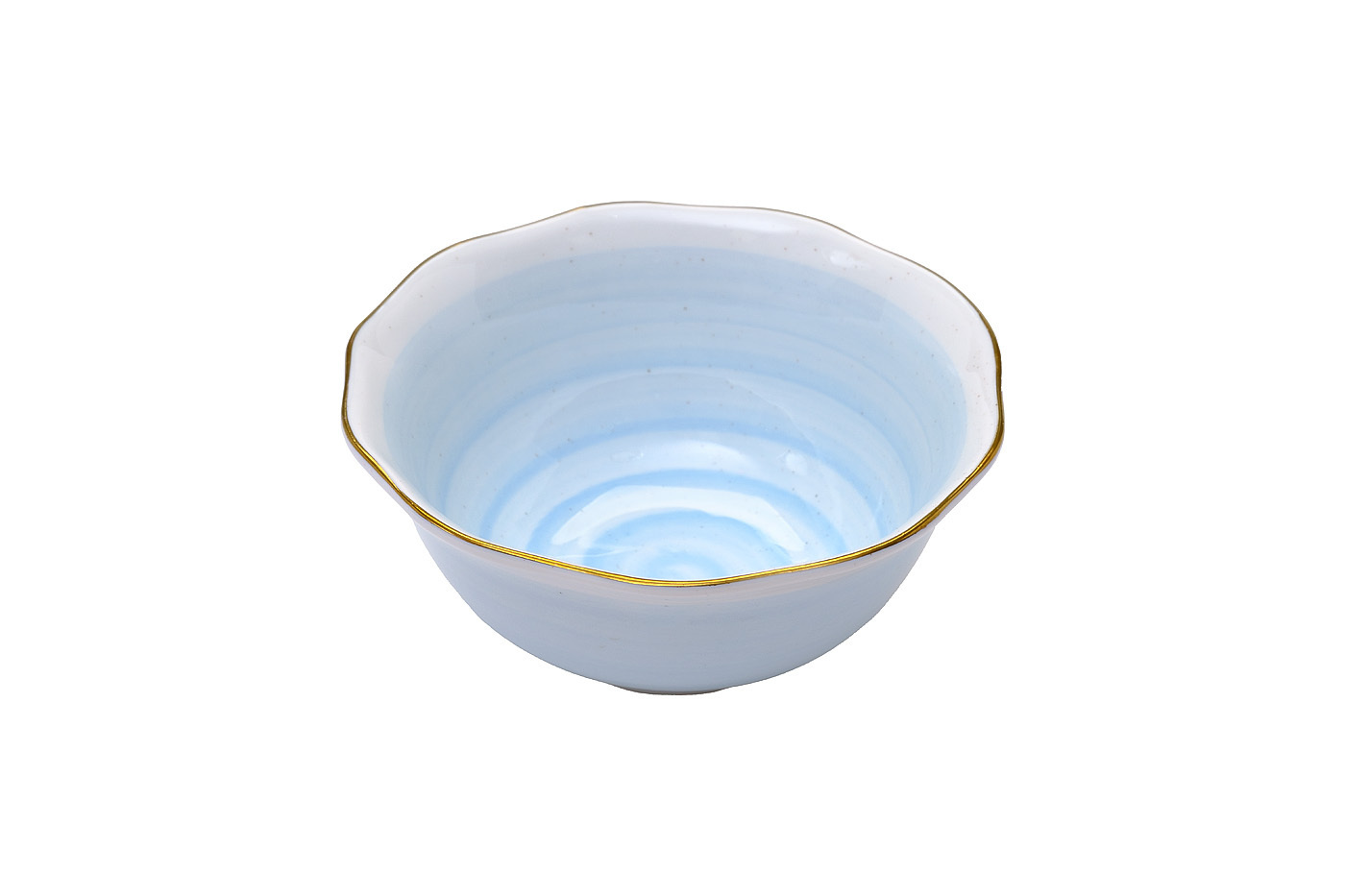 Салатник "Mistero" голубой 12 см Garda Decor 26FC-SAL-MISTERO-12GOL