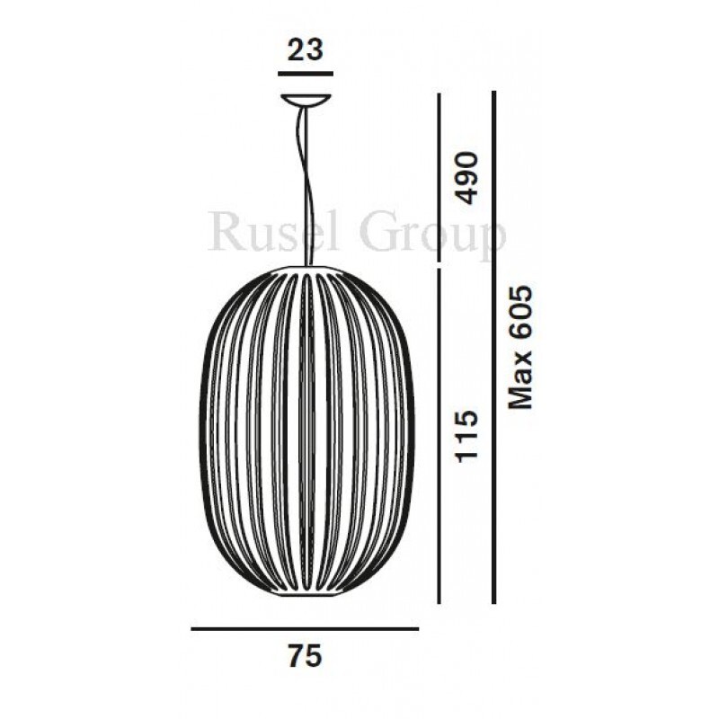 Подвесной светильник Foscarini Plass grande sospensione