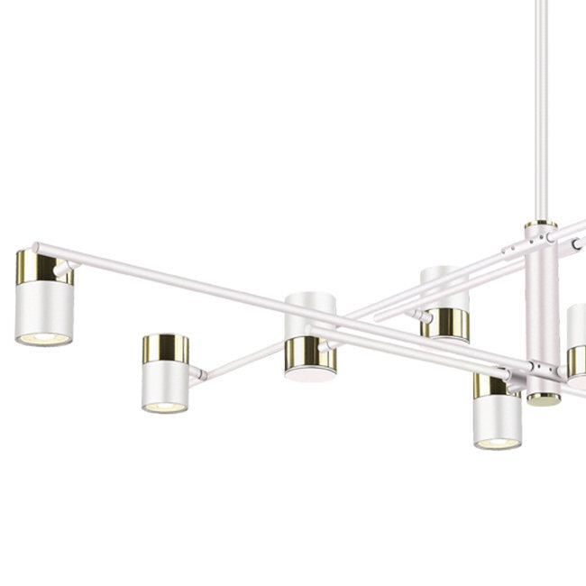 Люстра Lumien Hall LH8020/10P-WT-GD