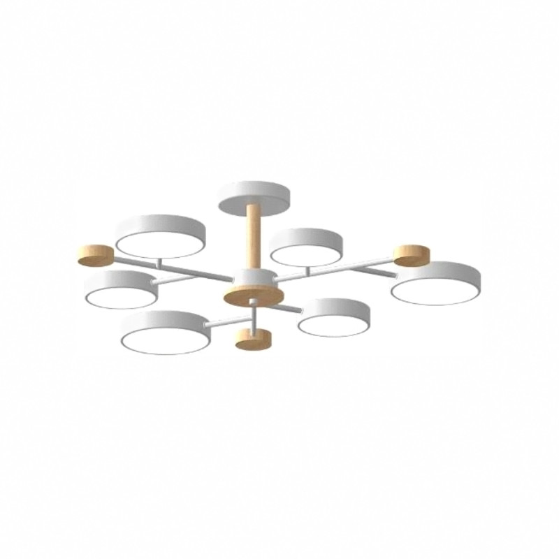 Люстра на штанге LED4U L3214-750 WH