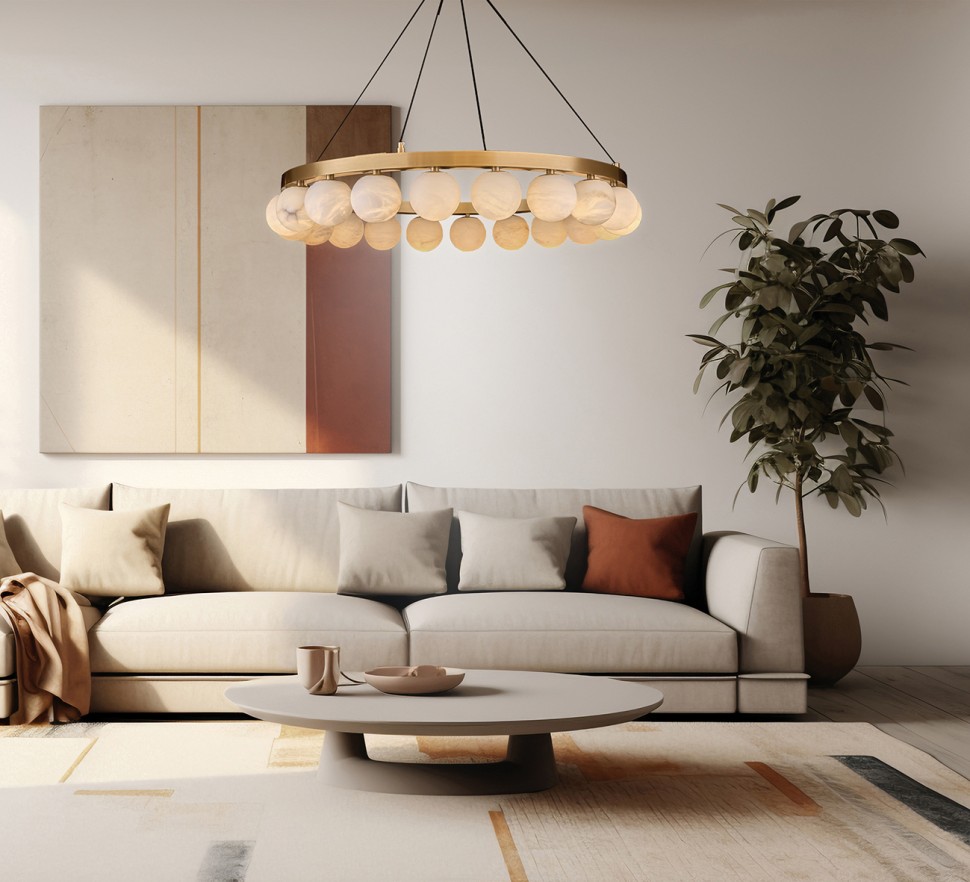 Люстра подвесная Fluorite FL1010-20P