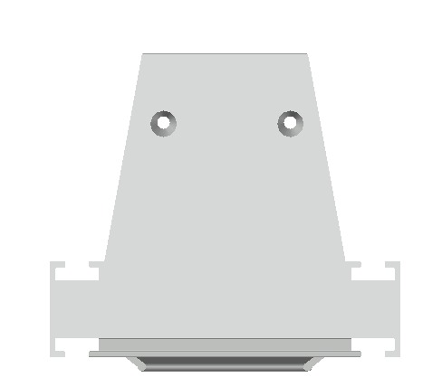 Боковая  глухая заглушка для профиля Donolux DNCAP18521RAL9003