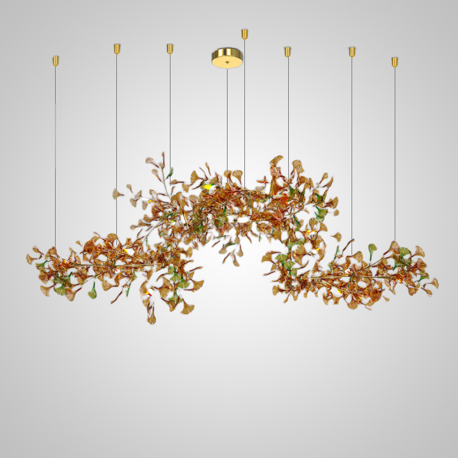 Подвесная люстра ELLING B L200 Amber by ImperiumLoft