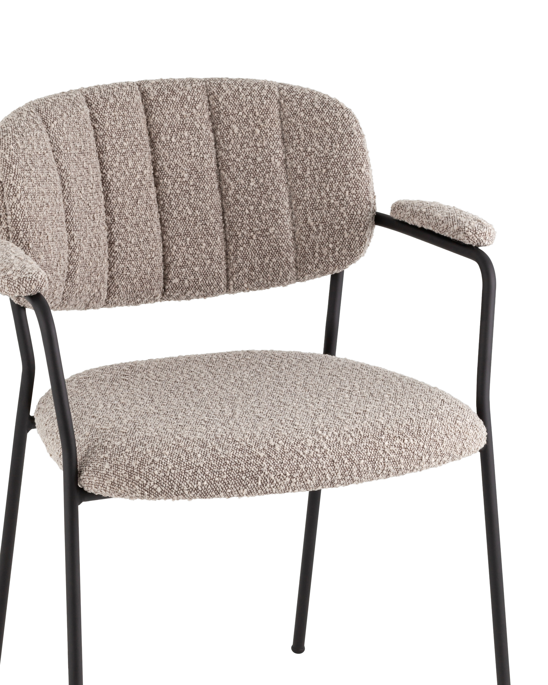 Стул Кэрол букле серый Stool Group