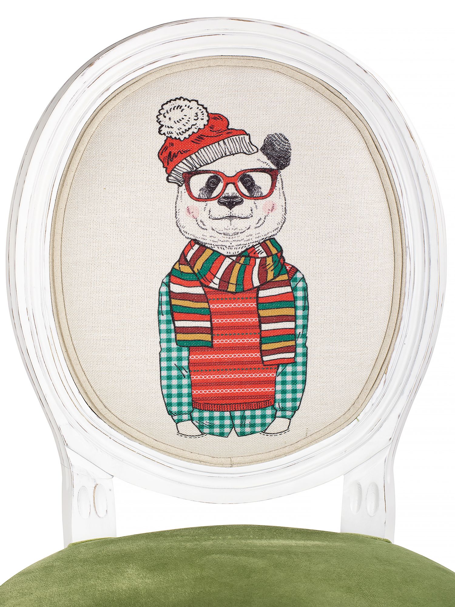 Стул Медведь с шарфом Glasar 51-042