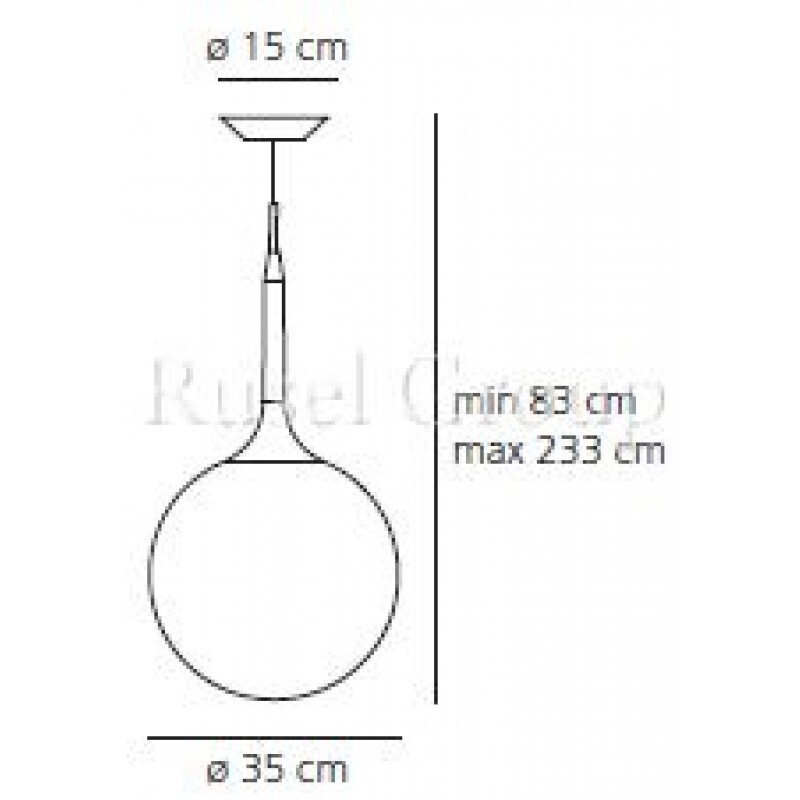 Подвесной светильник Artemide CASTORE SOSPENSIONE 35 Подвесной светильник Artemide CASTORE SOSPENSIONE 35
