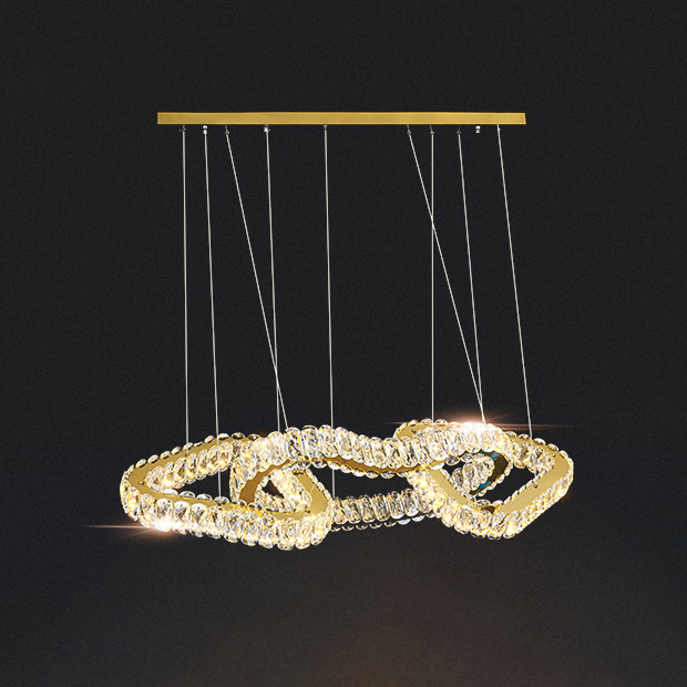 Подвесной светильник SEFENIAS LUX L80 Brass by ImperiumLoft