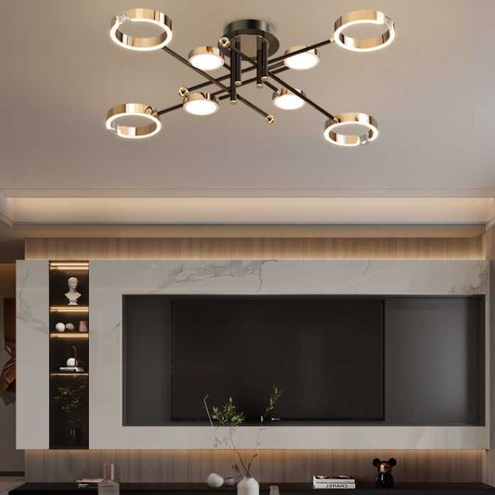 Потолочная люстра SELLIF CH L3 Black by ImperiumLoft