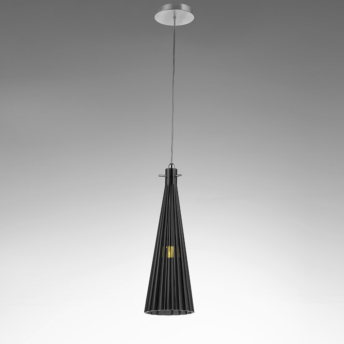 Подвесной светильник Selene Illuminazione Costa Rica nickel/black 2810-003018