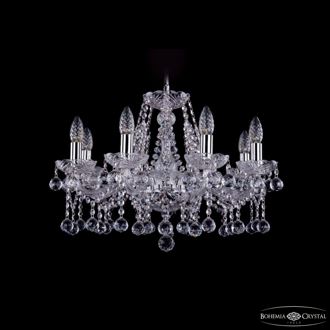 Люстра хрустальная 1413/8/200 Ni Balls