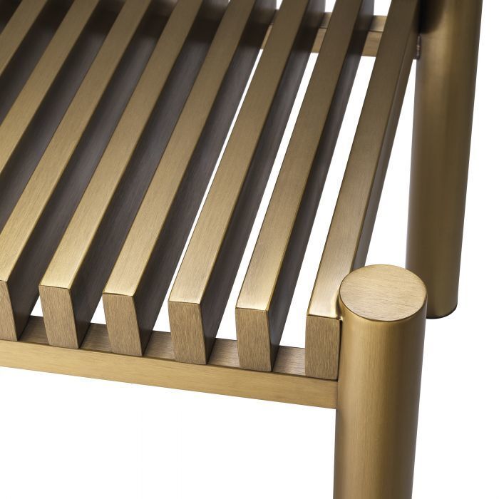 Столик кофейный Eichholtz Bibi brushed brass finish 115270