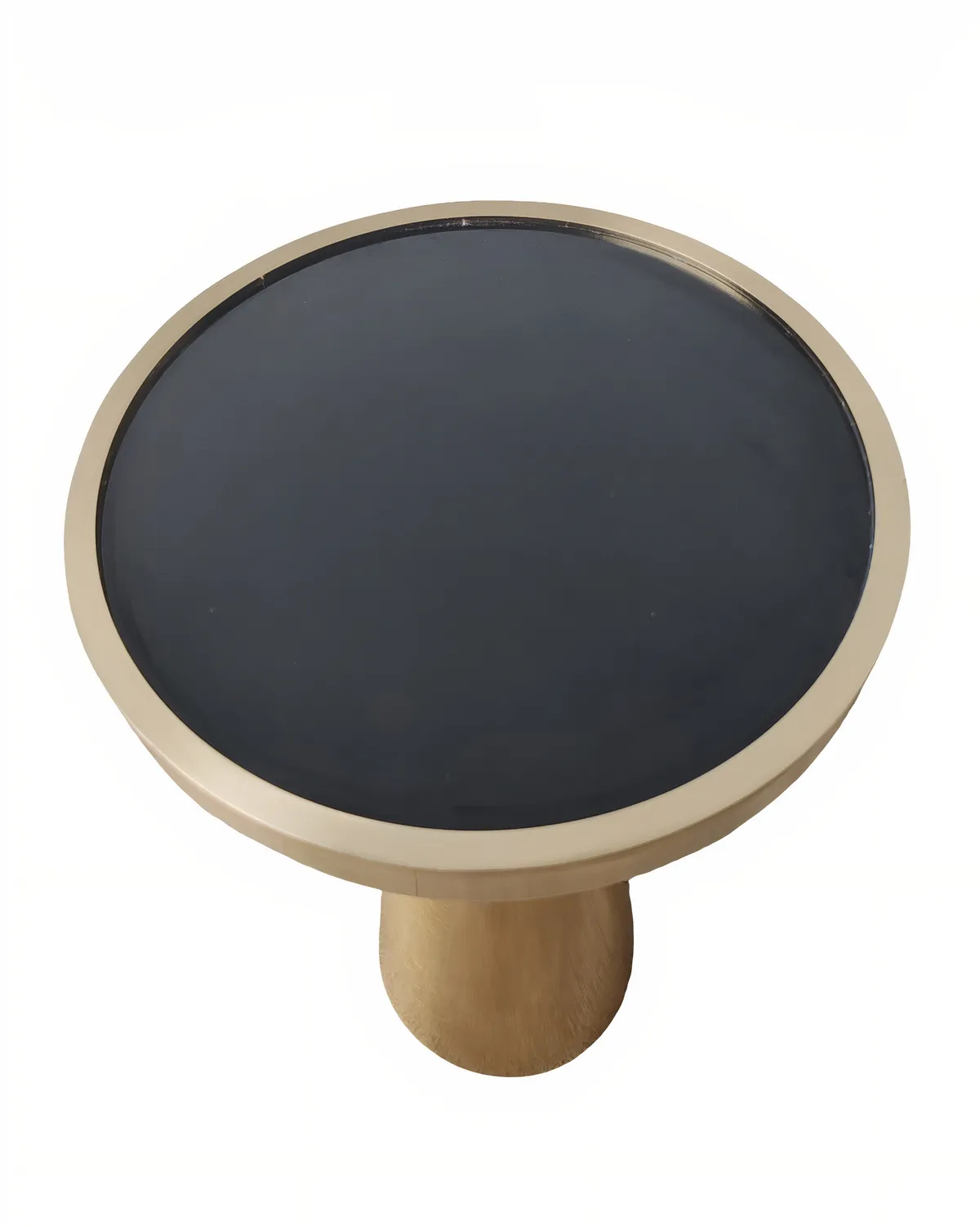 Золотистый придиванный столик Ридж Louvre Home FST200924RJ