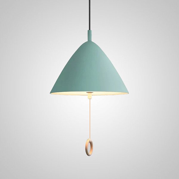 Подвесной светильник HUG D27 light green by ImperiumLoft