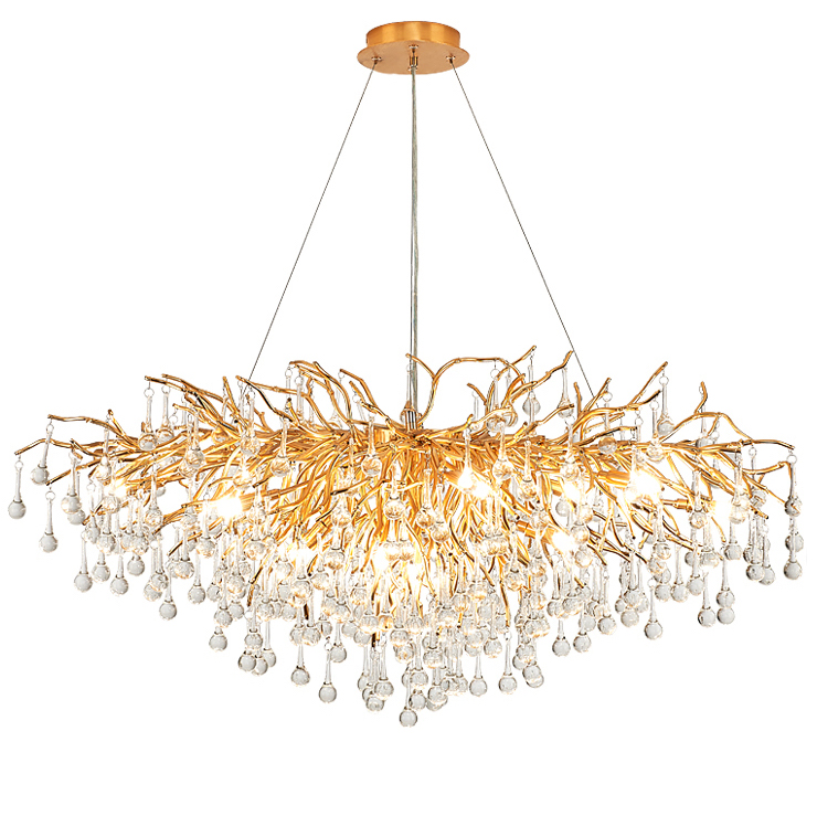 Люстра Droplet Chandelier Oval L100 By Imperiumloft