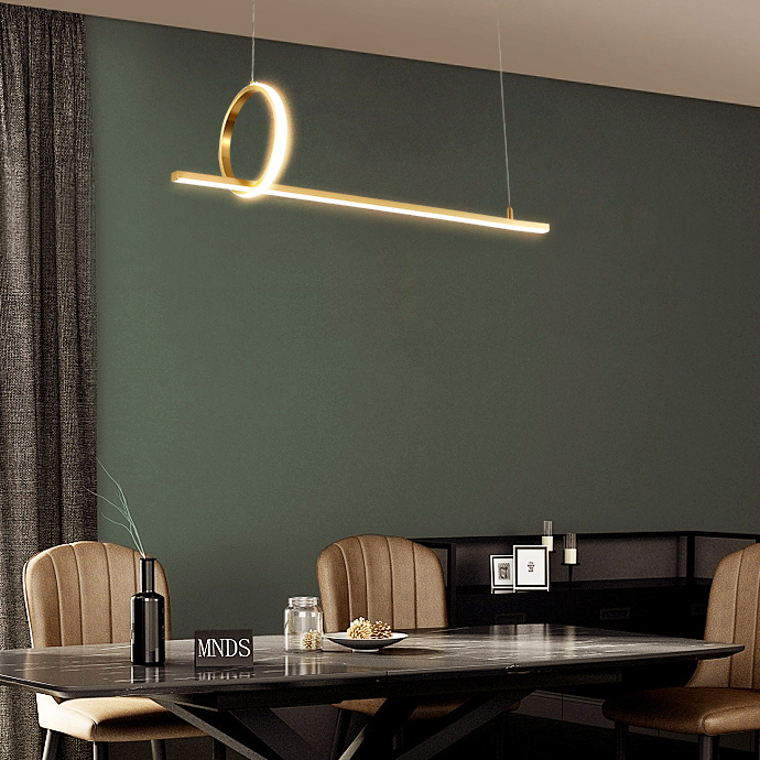 Подвесной светильник MOFFIT B LONG L120 Brass by ImperiumLoft