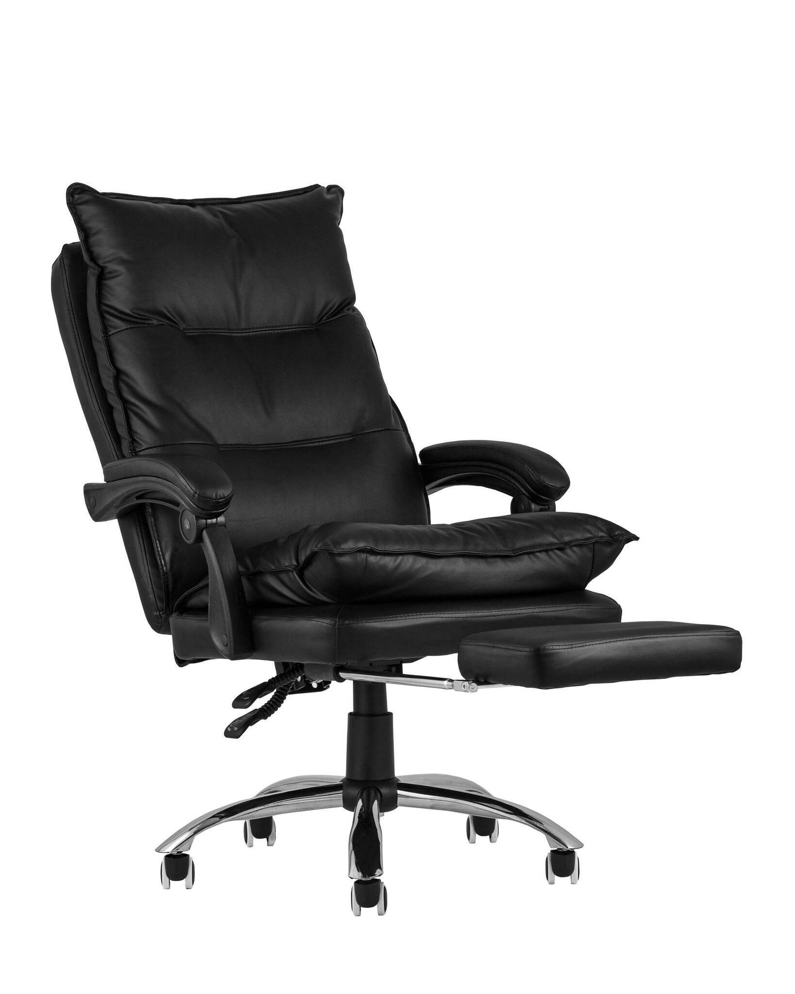 Кресло руководителяs Alpha черное TopChairs