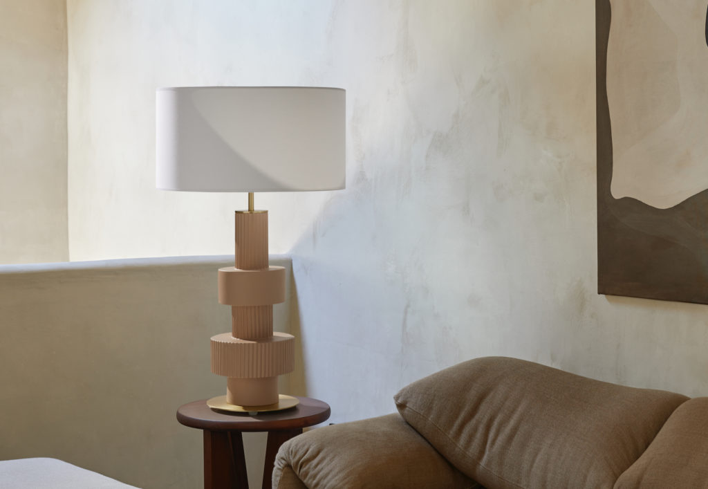 Настольная лампа Babel латунный металл / абажур 801011/41 Aromas del Campo